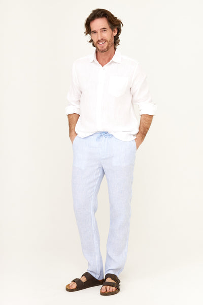 Selected Homme Slhslim-oasis Linen Trs Noos - Tailored trousers - Boozt.com
