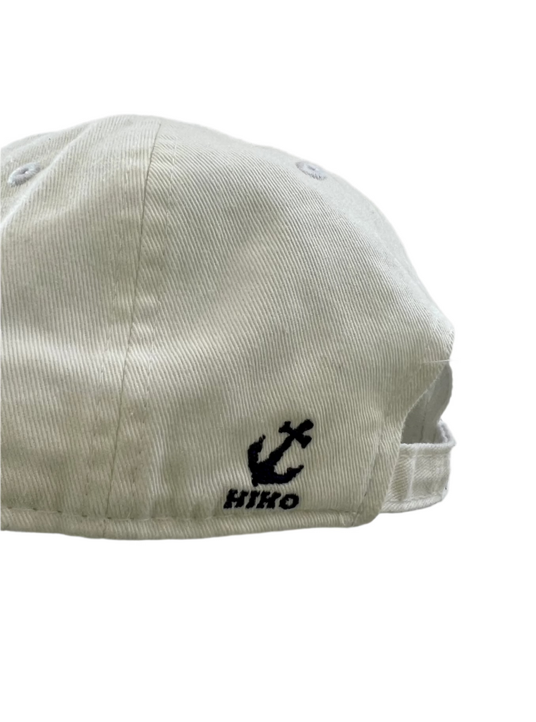 Virgin Gorda Baseball Cap in White on plain backgroud