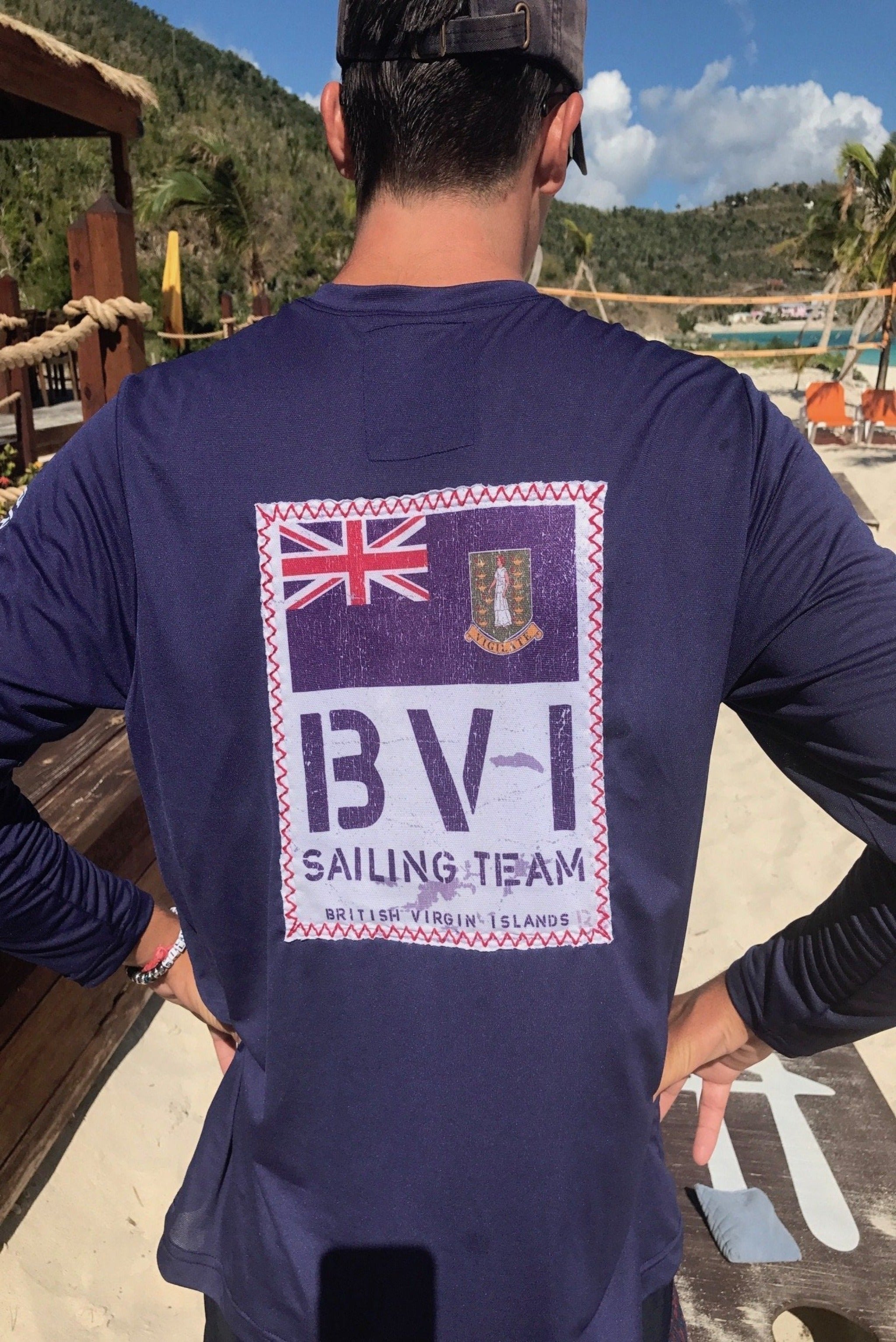 BVI Sailing Team UPF50 Shirt - Racing Blue