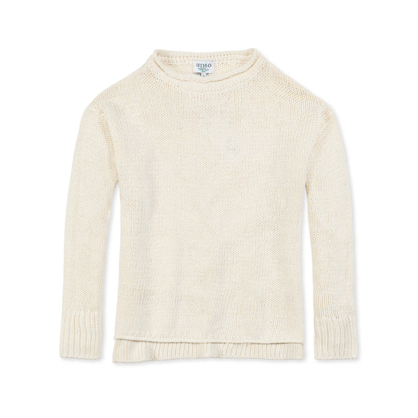 Relaxed Crew Sweater - Mainsail White – HIHO